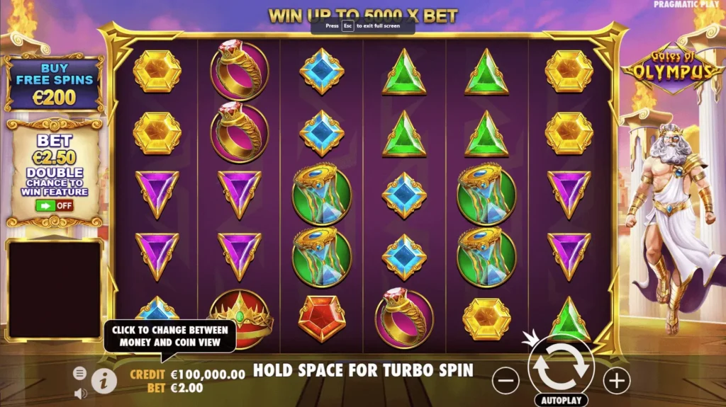 Gates of Olympus™ – (Pragmatic Play) Slot Review & Demo Game - base game (1)